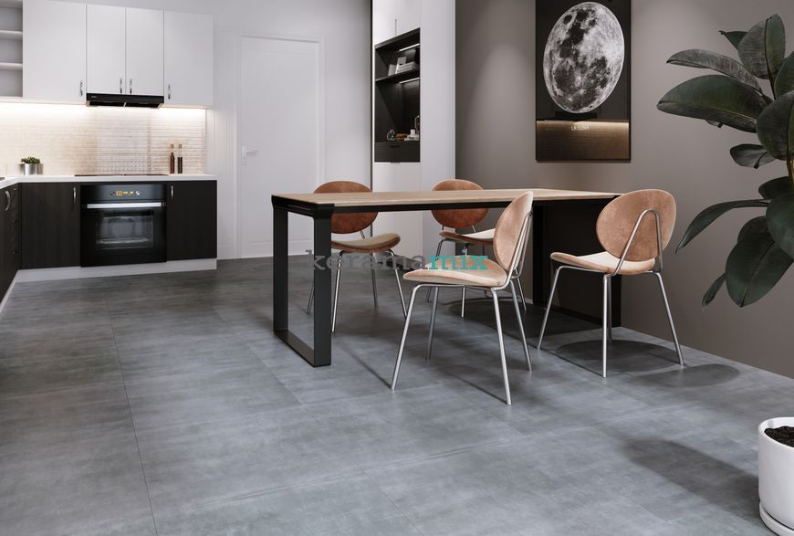 Керамогранит Golden Tile | Terragres Плитка Street Line 1S2590 серый 600х600х8 202534 фото