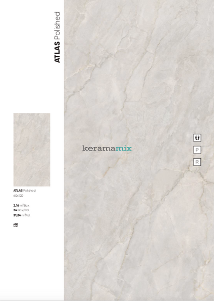 Керамогранит Fiera Ceramica | Atlas Polished 600x1200x8,5мм 202235 фото