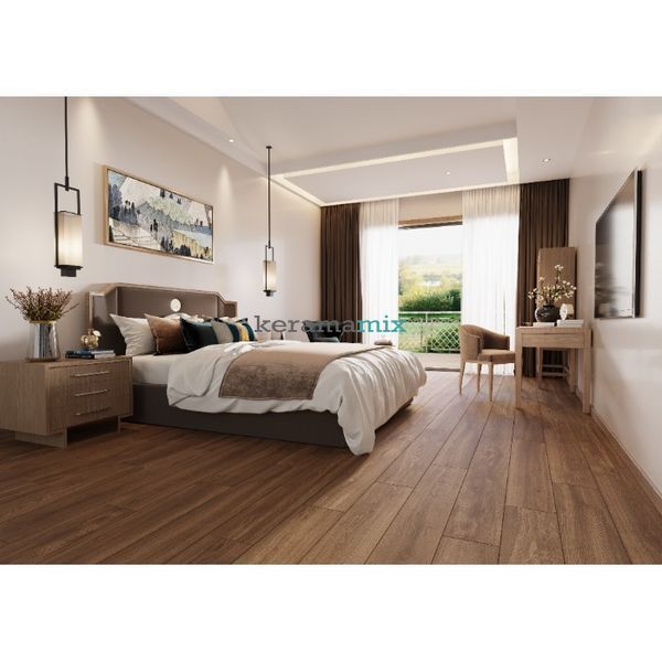 Плитка под дерево Ceramica Deseo | PARADISE BROWN 20x120 13154 фото