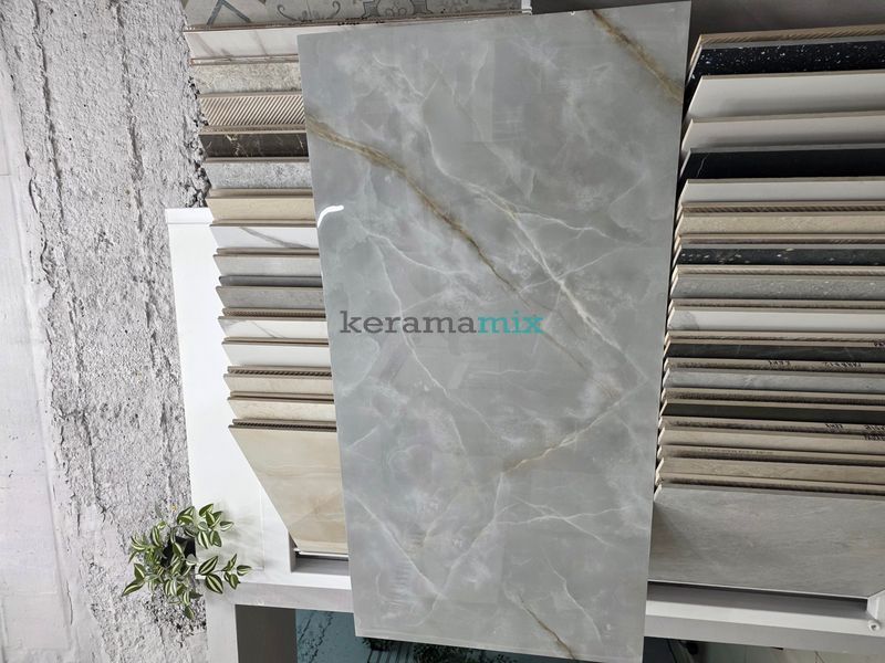 Керамограніт SERON | THUNDER ONYX GREY GLOSSY 60х120 201523 фото
