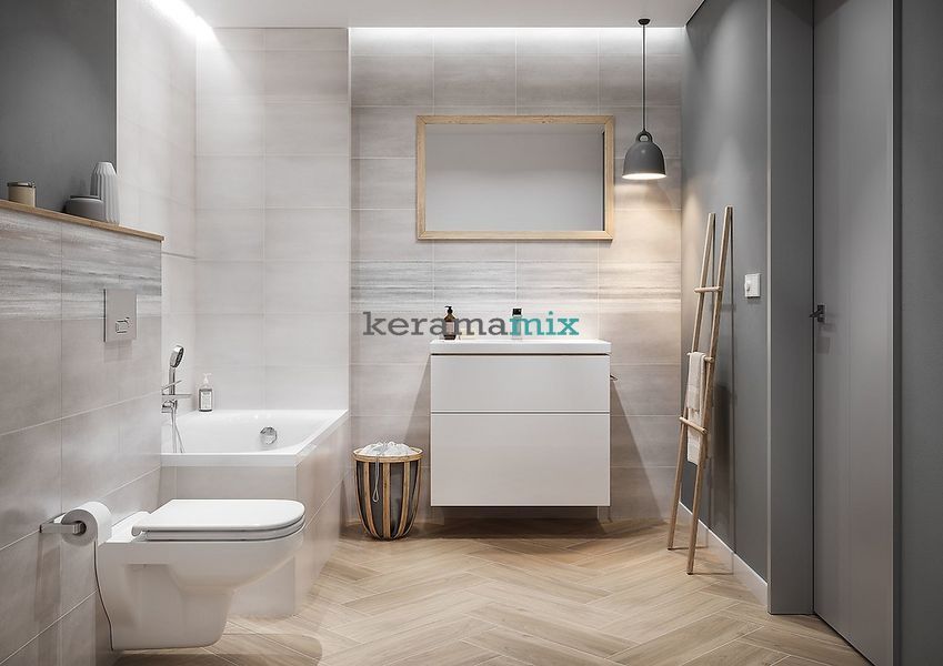 Плитка для стін Cersanit | HARROW PS 224 GRYS 25x40 19367 фото