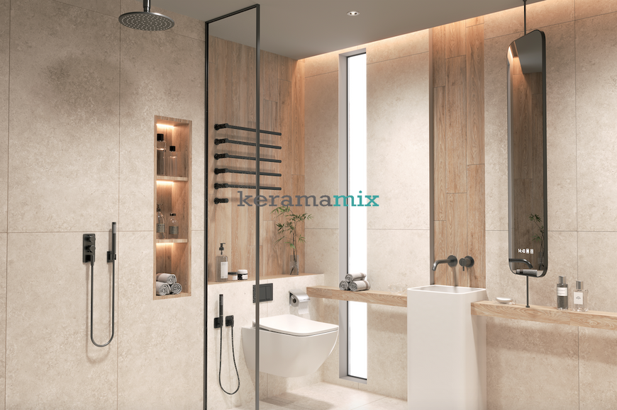 Керамограніт Teo Ceramics (Allore) | Limestone Beige F P R 600x1200 Mat 2 сорт 18798 фото