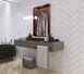 Настенная плитка The Wall серый РЕЛЬЕФ ГЛЯНЕЦ 6L2051 10x30 см 10436 фото 2