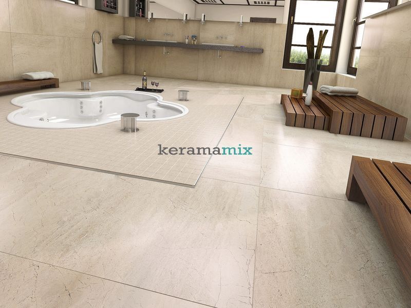 Керамогранит Golden Tile | Terragres Crema Marfil Н51980 бежевий 1200х600x8 202568 фото
