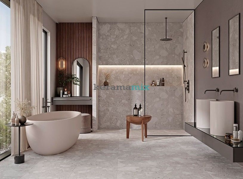 Керамограніт Cersanit | Плитка Genesis light grey matt rect 59,8x119,8 202816 фото