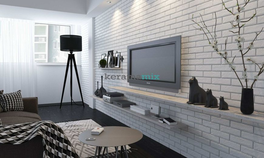 Керамогранит Golden Tile | Плитка The Strand 080010 белый 250х60х6 19949 фото