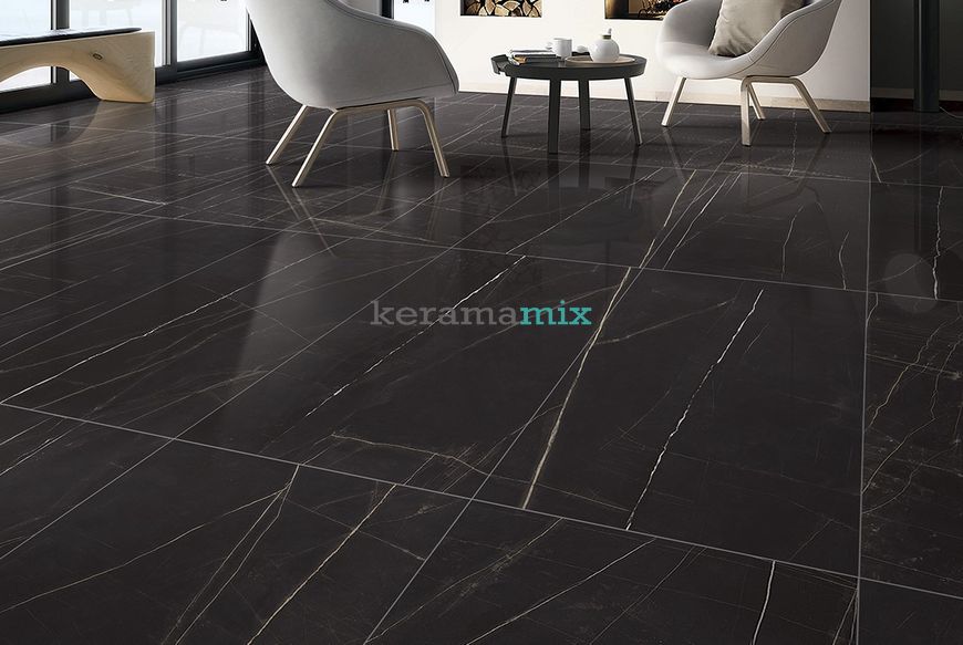 Керамограніт CERAMA MARKET | Marvel Black Grande 60x120 см 12339 фото