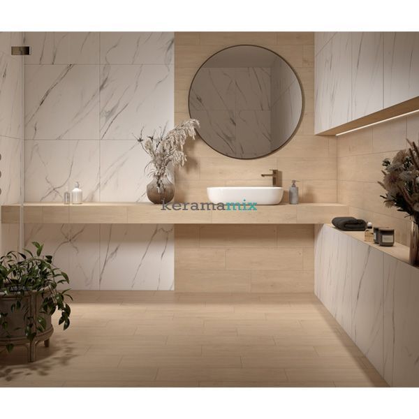 Плитка Ceramika Gres | GRES STEELWOOD BEIGE 17,5x60x0,8 208481 фото