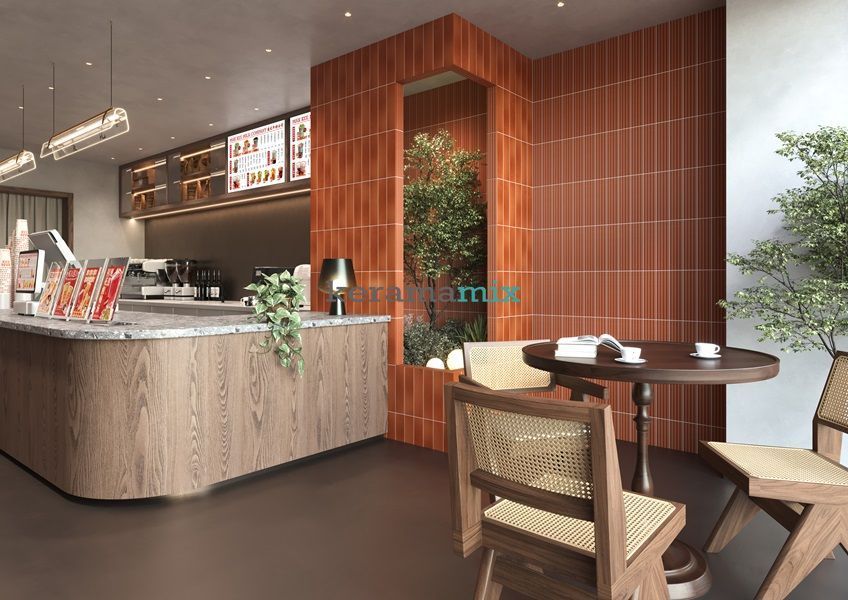 Плитка CERAMICA DESEO | TERRE TANDOORI LINEAL 7,5x30 201178 фото