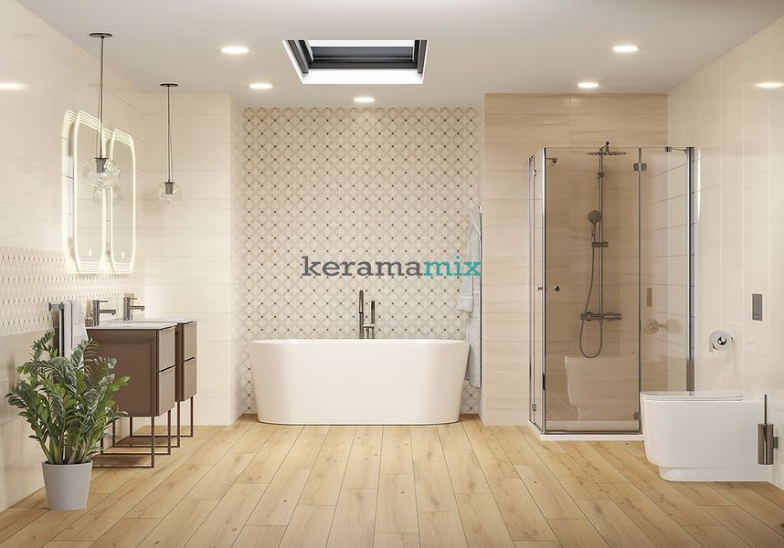 Плитка для стін Cersanit | Naomi beige glossy 20x60 19420 фото