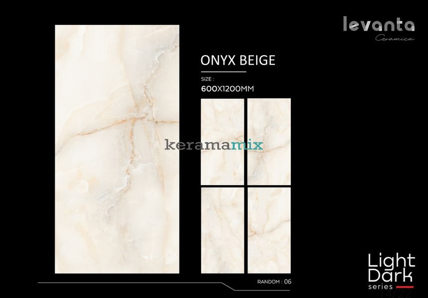 Керамогранит Levanta | Onyx Beige Polished 60X120 13355 фото