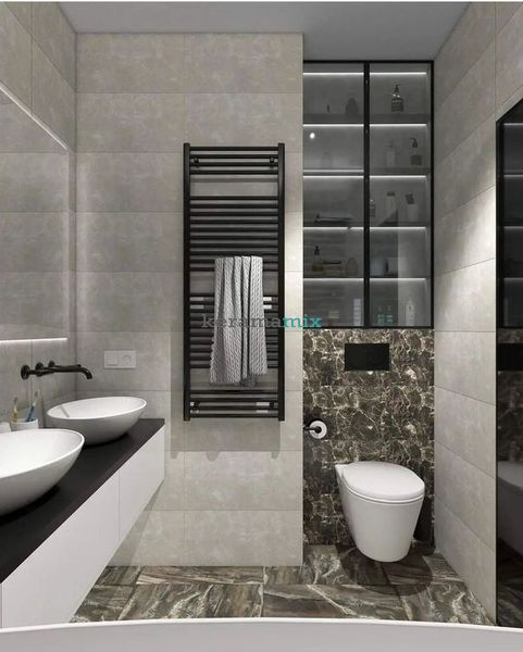 Плитка для стін Casablanca 5005-HL-3 Decor Geometry Dark 30x60 10020 фото