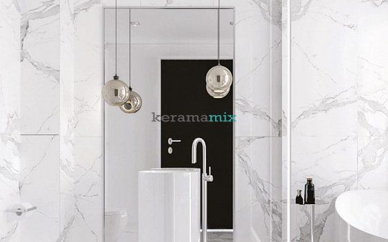 Керамогранит Teo Ceramics (Allore) | Alicante White F P 600x1200 Satin 1 11448 фото