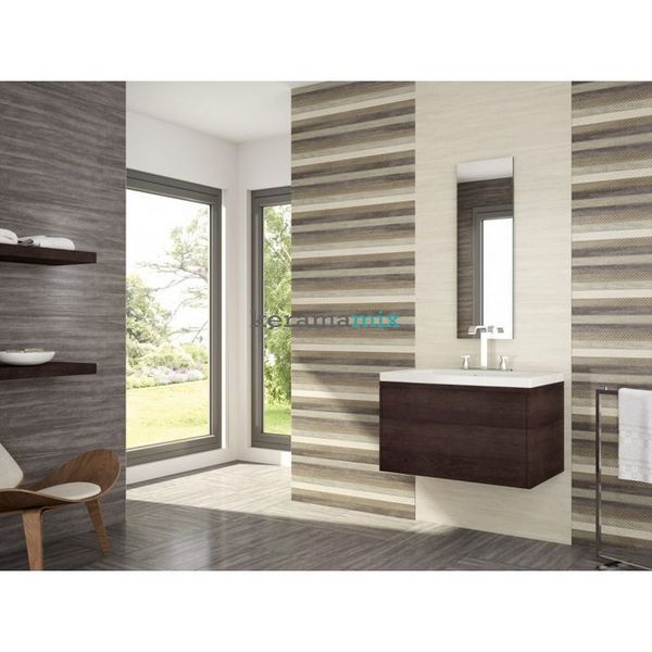 Плитка для стін Decor Kub Vasari Brown 28х85 38752426 фото