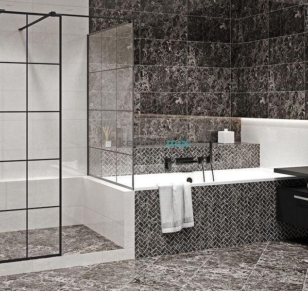 Керамогранит OPOCZNO UA | Sephora Black 42x42 17302 фото
