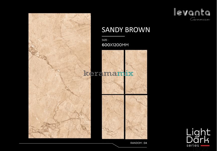 Керамогранит Levanta | Sandy Brown Polished 60X120 13356 фото