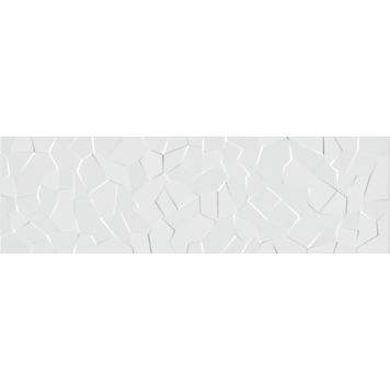 Плитка для стін Wabi RM-6960R Shiro Crystal White MAT 34x111 10362 фото