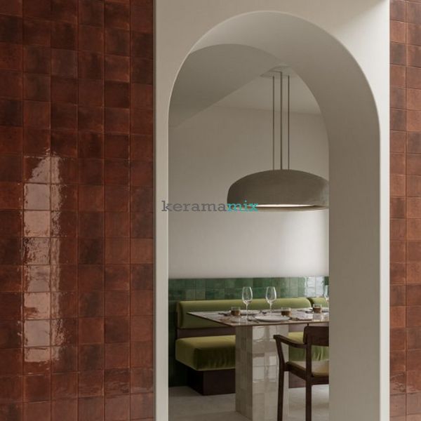 Керамогранит Marazzi | Crogiolo Lume Caramel 10х10 Lux 10 мм (MQ7Z) 208685 фото