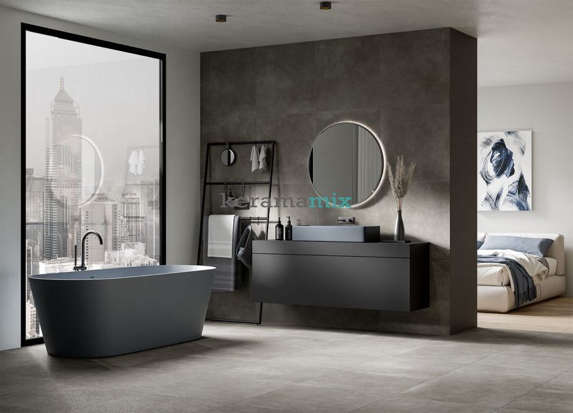 Керамогранит Cerrad | MODERN CONCRETE GRAPHITE LAPPATO 60 x 120 202341 фото