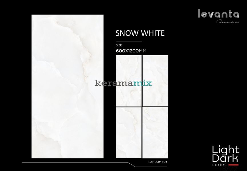 Керамогранит Levanta | Snow White Polished 60X120 13357 фото