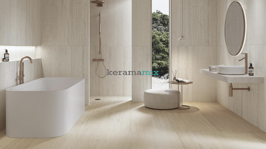Керамограніт Paradyz Ceramika | Purra Crema Gres Mat 119,8X59,8 19923 фото