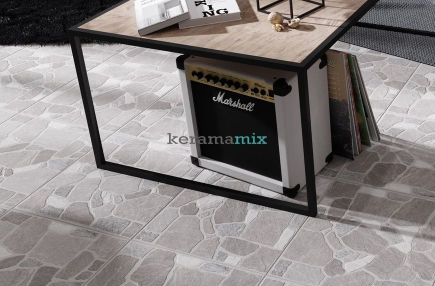 Керамограніт Golden Tile | Cortile 2F2830 сірий 400х400x8 46459060 фото