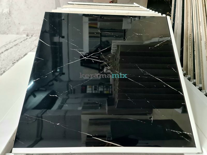 Керамогранит Megagres | 6B6067 MARBLE BLACK 60x60 см 17703 фото