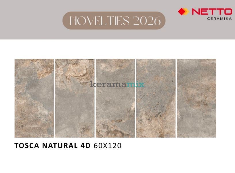 Керамогранит Netto Ceramika | Toscana Natural 4D 600x1200 202790 фото
