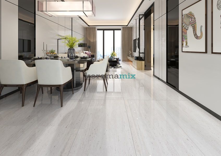 Керамограніт Ceramica Deseo | TEXLON BIANCO POL 60x120 см 18554 фото