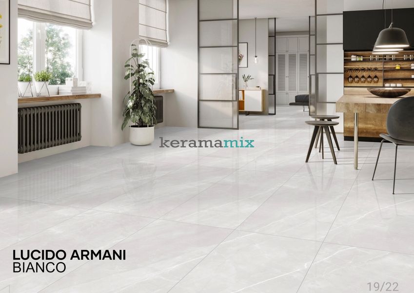 Керамогранит Levanta | Lucido Armani Blanco Polished 60X120 13358 фото