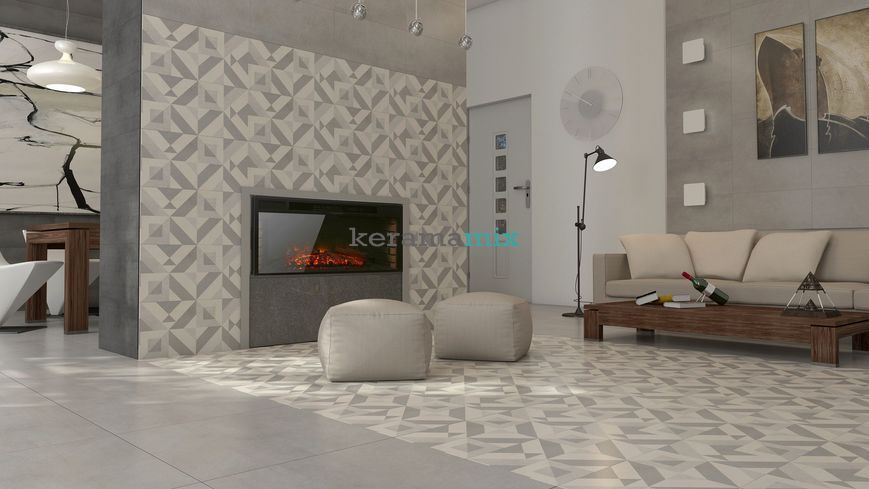Керамограніт Golden Tile | Terragres Shadow 21И670 попелястий 600х600х7 202542 фото