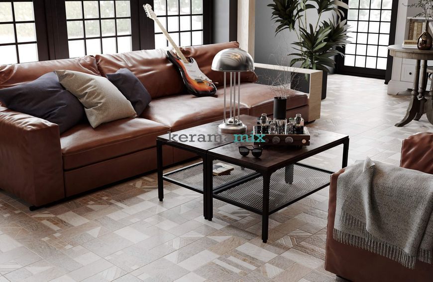 Керамогранит Golden Tile | Плитка Misto Mattone 3F7800 коричневый 400x400x7 202692 фото