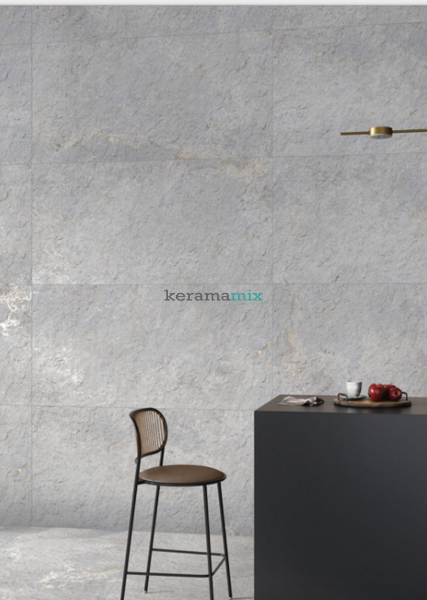 Керамогранит Italica | Плитка IRONFORGE LIGHT GREY STONELO+CARVING 60x120 202891 фото