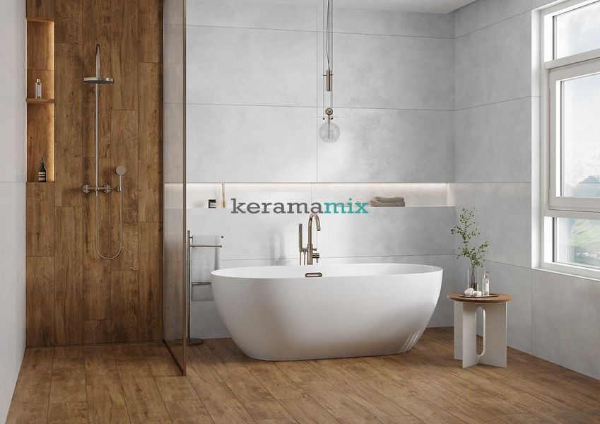 Плитка під дерево Cersanit | Brantwood Brown Mat Rect 19,8x119,8 G1 18916 фото