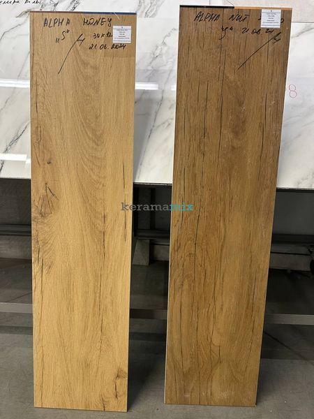 Плитка под дерево Teo Ceramics (Allore) | Alpha Nut F PR 198x1200x8 R Mat 1 17555 фото