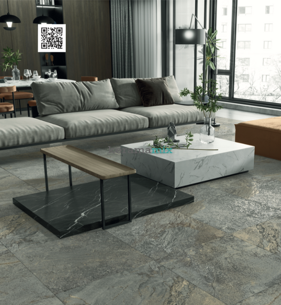 Керамограніт Teo Ceramics | Moderna brown F P 600x600x8 R Nat 1 12698 фото