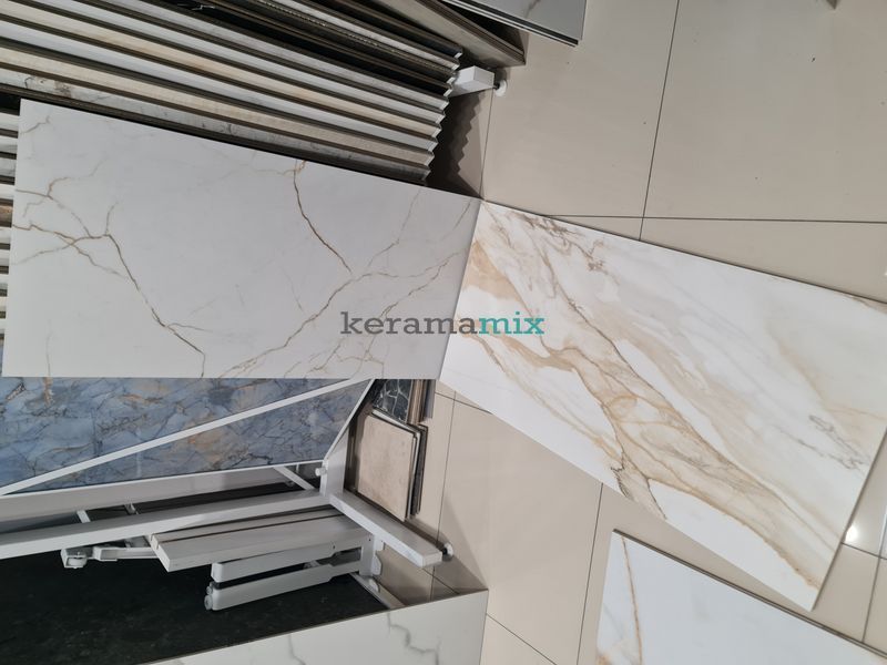 Керамограніт Teo Ceramics (Allore) | Calacatta Gold F P 600x1200x8 R Satin 1 60130186 фото