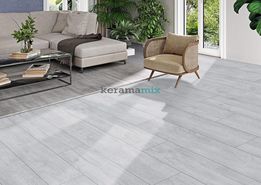 Плитка під дерево Cersanit | Brantwood Light Grey Mat Rect 19,8x119,8 G1 18917 фото
