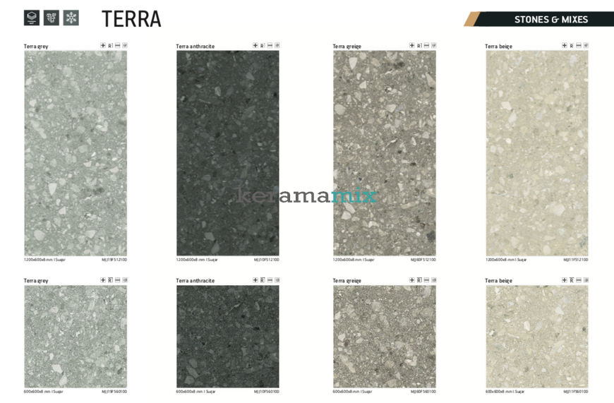 Керамогранит Teo Ceramics (Allore) | Terra Grey F PC 600x1200x8 R Sugar 2 сорт 18807 фото