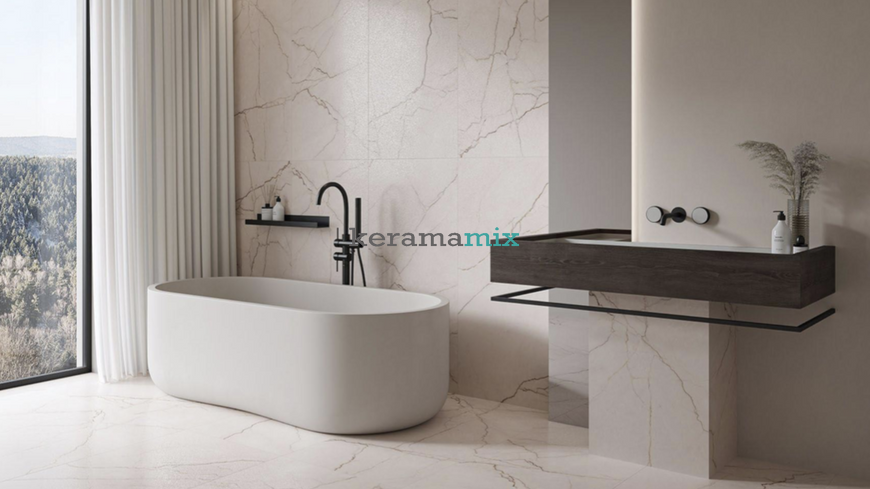 Плитка Paradyz Ceramika | Simello White Gres Polpoler 119,8X59,8 19927 фото