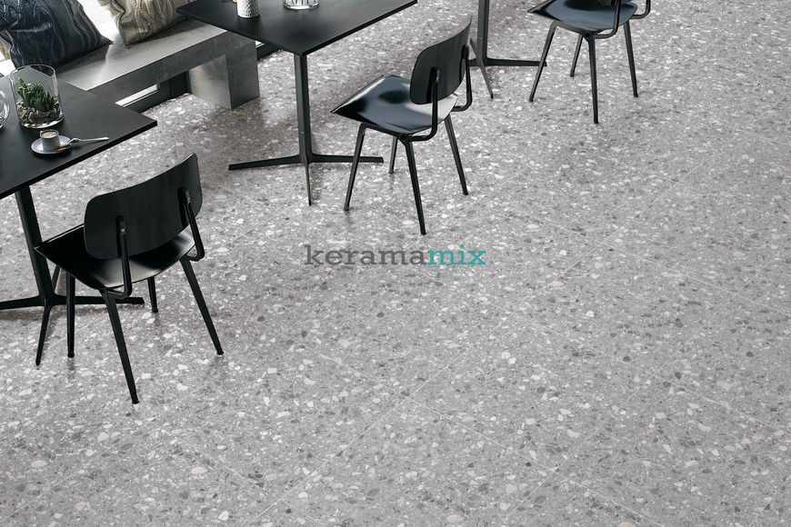 Керамограніт CERAMA MARKET | Florence Terrazzo Bianco 60x60 см 16480 фото