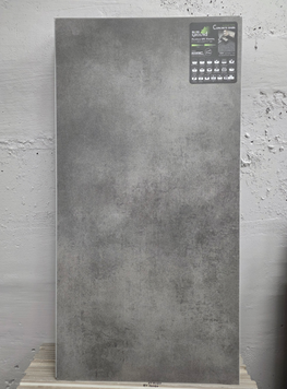 Виниловый пол SPC Stone Concrete dark 91.5x46.5x0.6 см (5+1мм), BlissGround 201755 фото