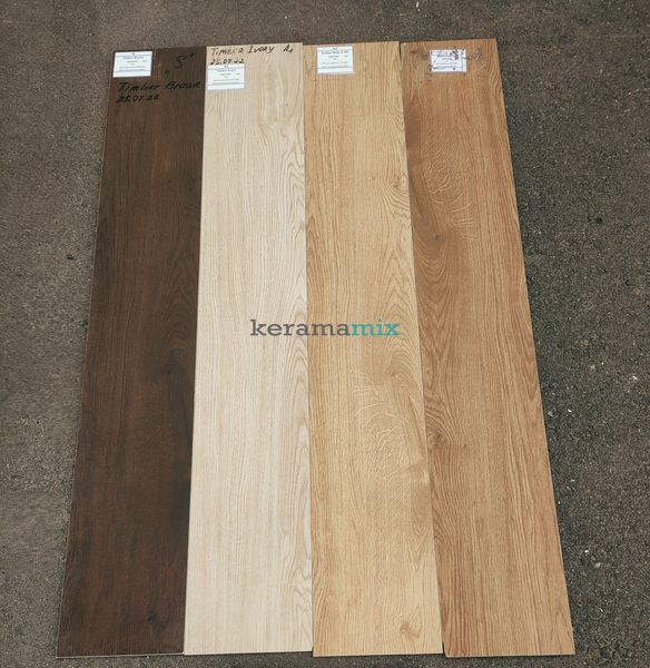 Плитка под дерево Teo Ceramics (Allore) | Timber/Madera Brown F PR 198x1200x8 R Mat 1 11622 фото