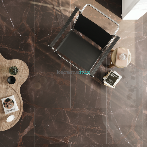 Керамограніт Fiera Ceramica | Travertin Braun 600х1200х7 18129 фото