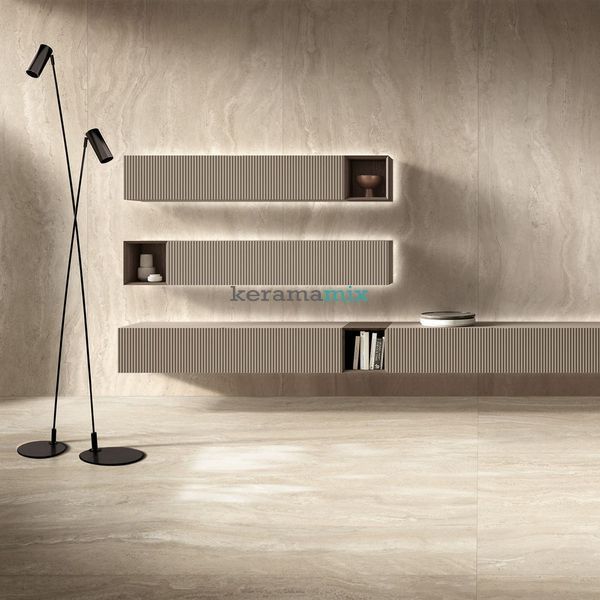 Керамограніт крупноформатний Florim | Florim Authentic Luxe, Gold Travertine 120x280 Matte Silk 6mm, 781178 19152 фото