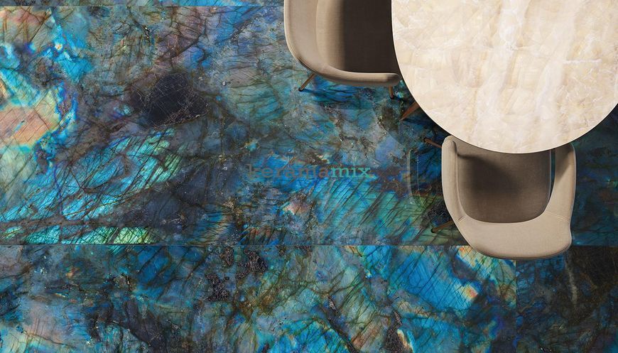 Керамограніт Emil Ceramica | 60*120 Tele Di Marmo Lumia Labradorite Full Lapp Rett En8A 9 Mm 208365 фото