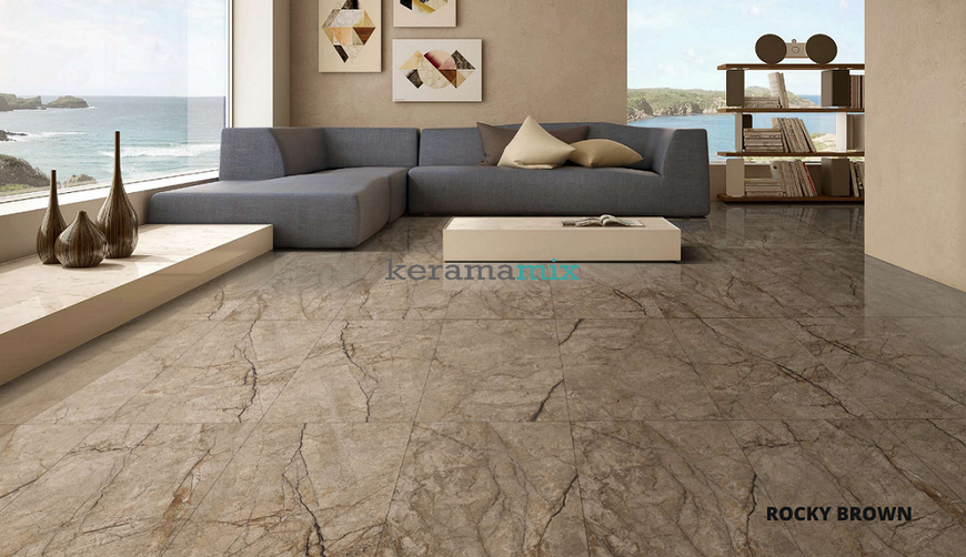 Керамограніт Livenza Granito | Rocky Brown 120x60 см 16832 фото