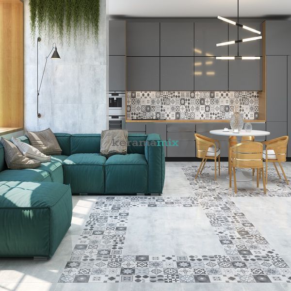 Керамогранит Megagres | BRONX SILVER 60x60 см 17807 фото