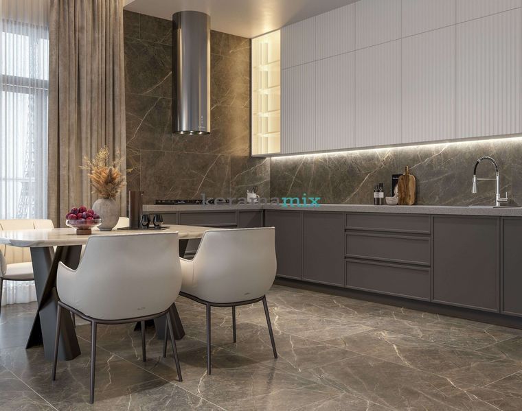 Керамограніт Golden Tile | Terragres Stone Roots SO7980 коричневий 1200х600х8 202646 фото