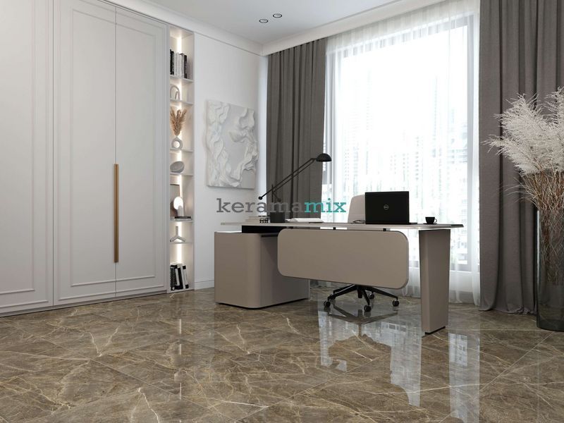 Керамограніт Golden Tile | Terragres Stone Roots SO7580 коричневий 600х600х8 202647 фото
